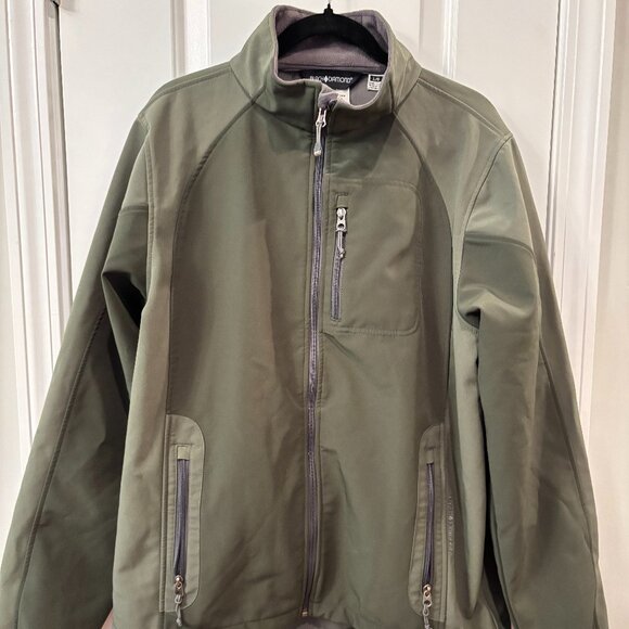 Black Diamond Large (L) Two Toned Olive Green Jacket - Picture 2 of 6